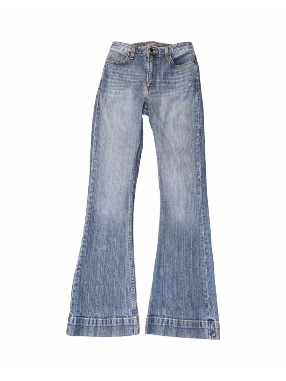 Kimes Ranch Jennifer Jeans Womens Size 4/34 Made In USA Flared Cowgirl Horse